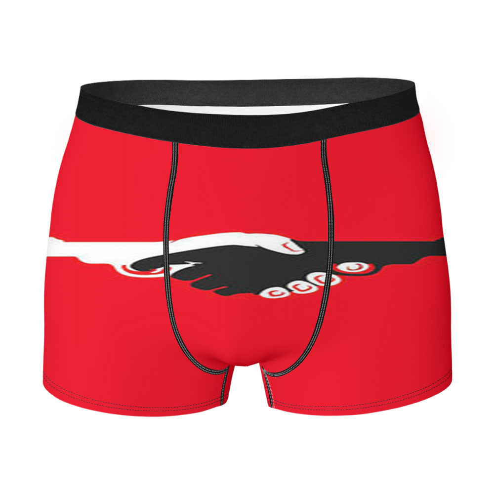 Handshake Gun Logo Men'S Boxer Briefs