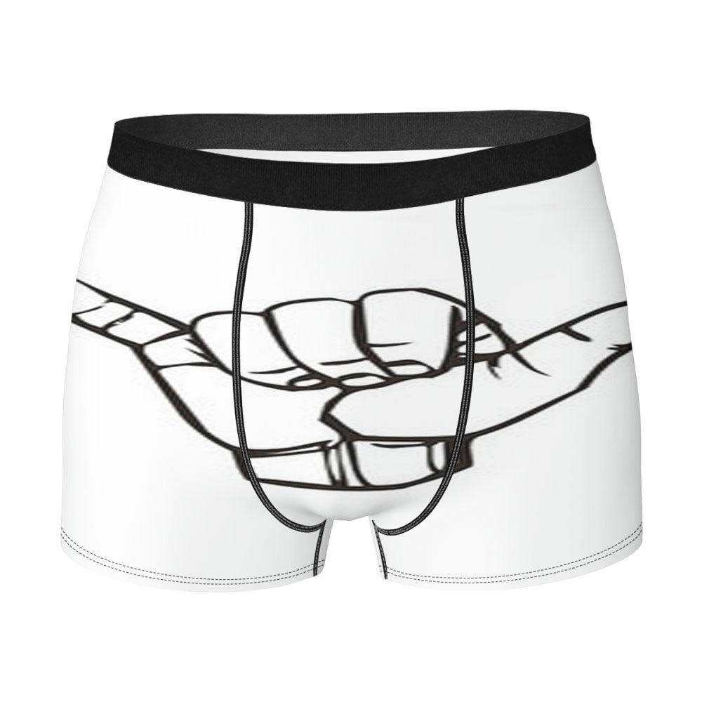 Hang Loose Hand Sign Men'S Boxer Briefs