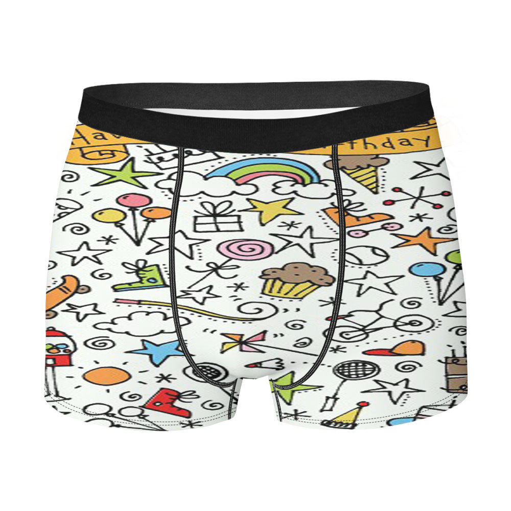 Happy Birthday Men'S Boxer Briefs