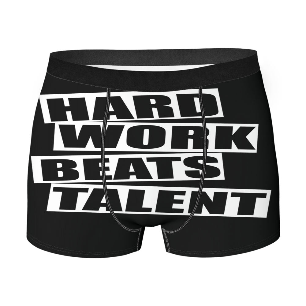 Hard Work Beats Talent Men'S Boxer Briefs
