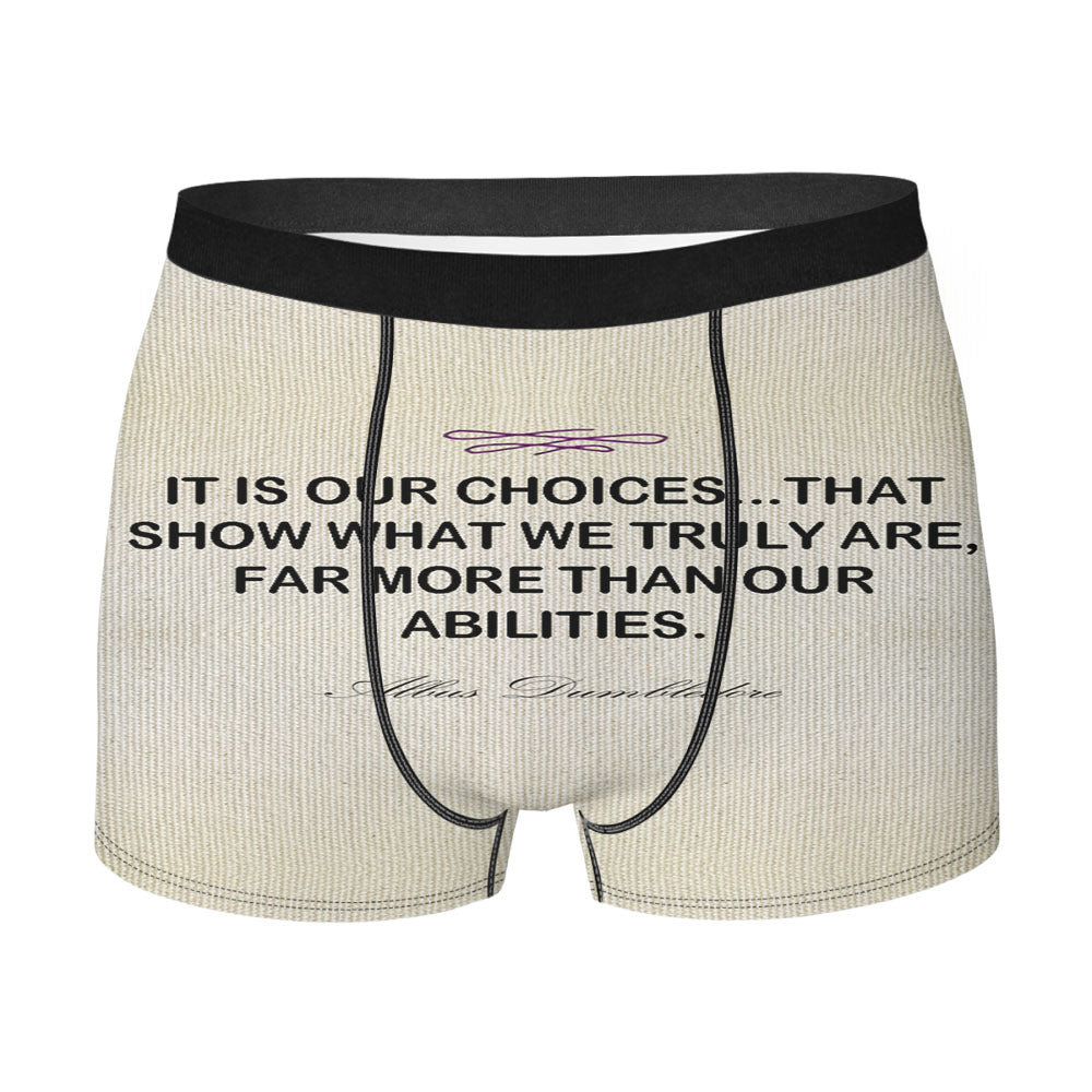 Harry Potter Albus Dumbledore Quote Men'S Boxer Briefs