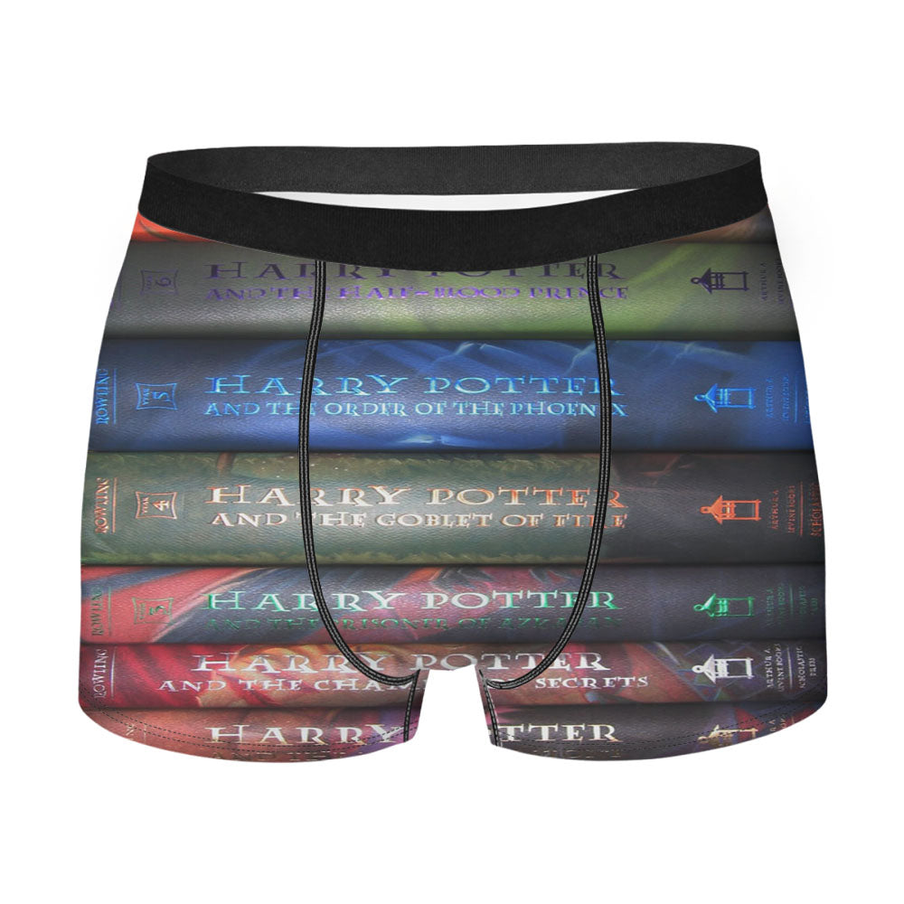 Harry Potter Books 1 7 Men'S Boxer Briefs