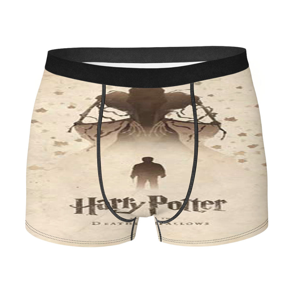 Harry Potter Deathly Hallows Poster Men'S Boxer Briefs