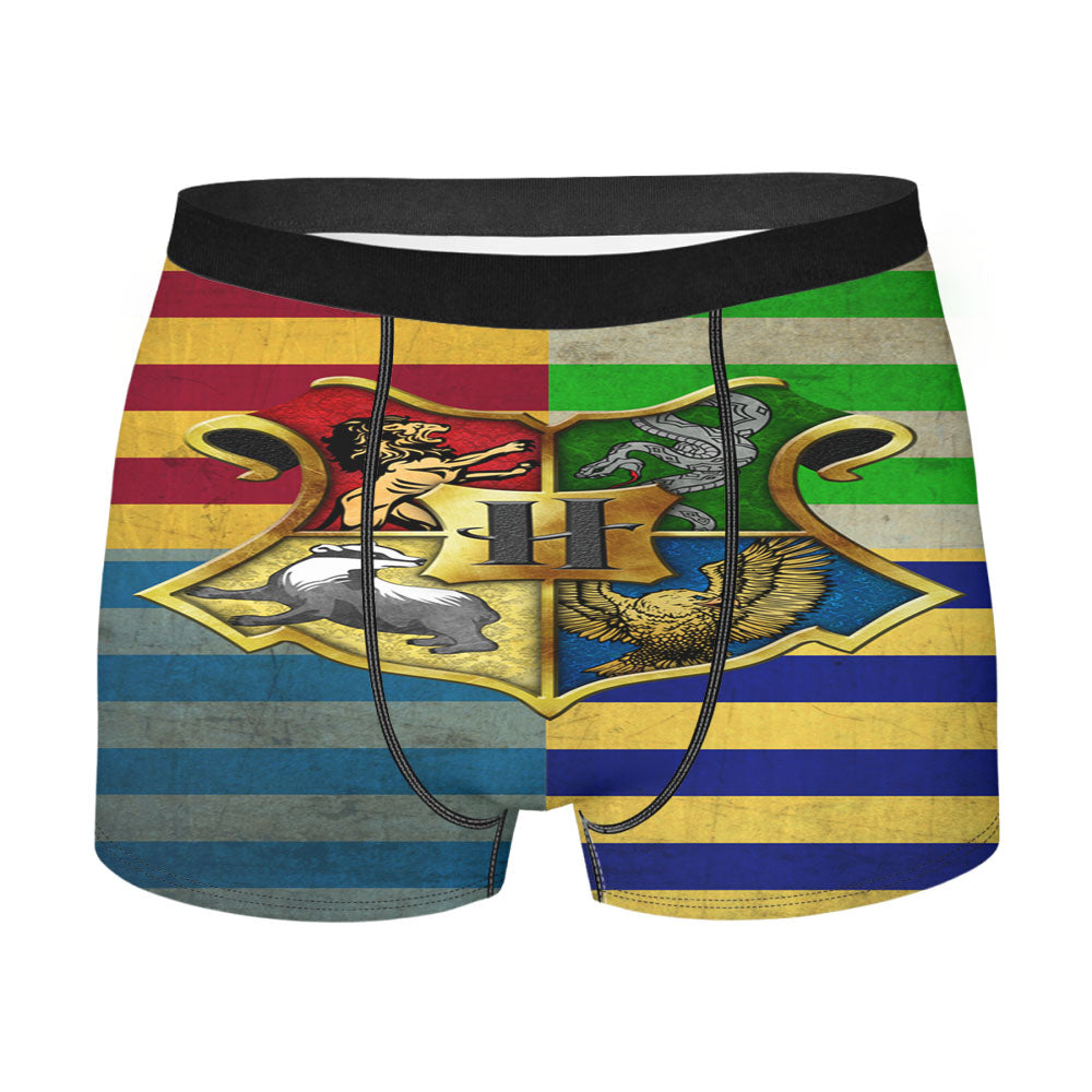 Harry Potter Hogwarts Crest Sigil Men'S Boxer Briefs