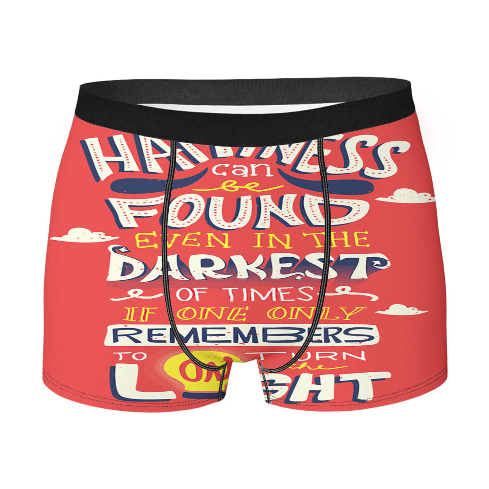 Harry Potter Light On Quote Design Men'S Boxer Briefs