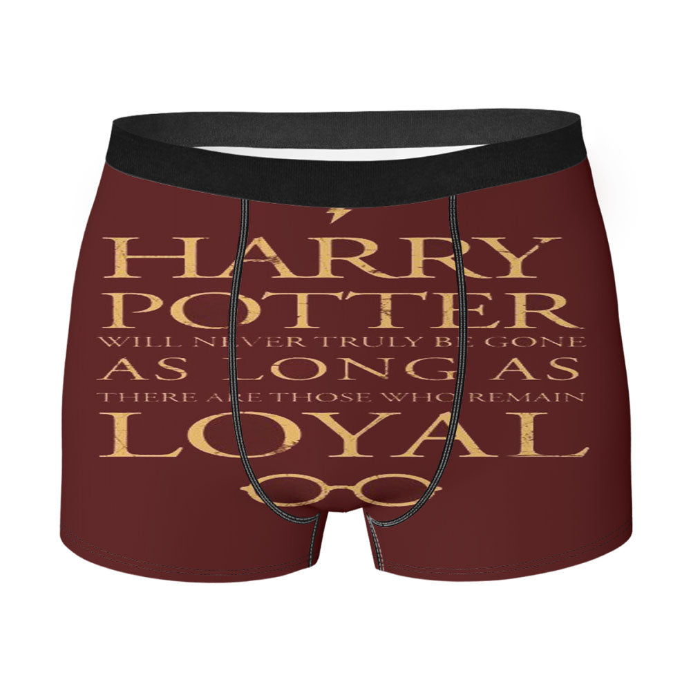 Harry Potter Loyal Men'S Boxer Briefs