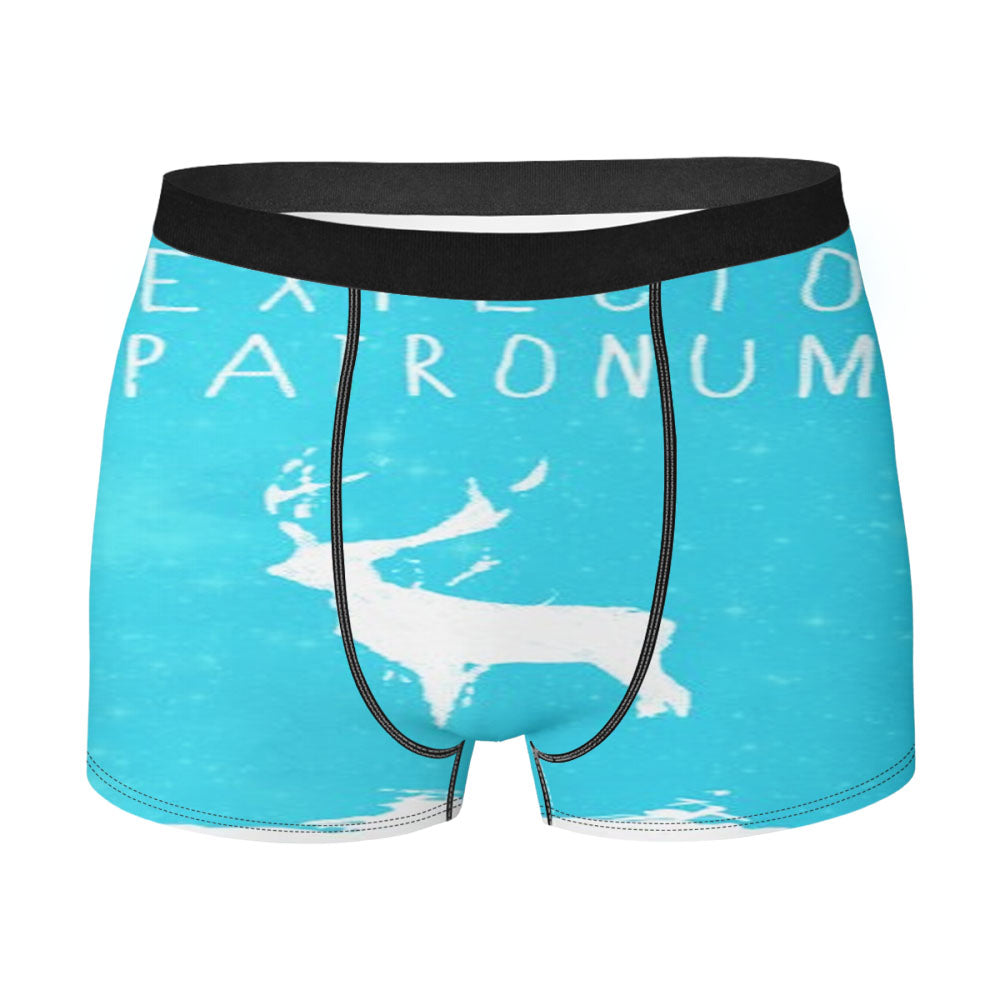 Harry Potter Magic Spells Expecto Patronum Men'S Boxer Briefs