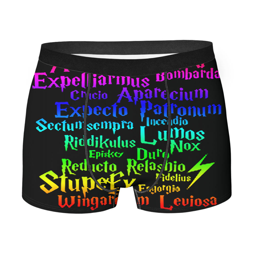 Harry Potter Movie Magic Spelling Quotes Men'S Boxer Briefs