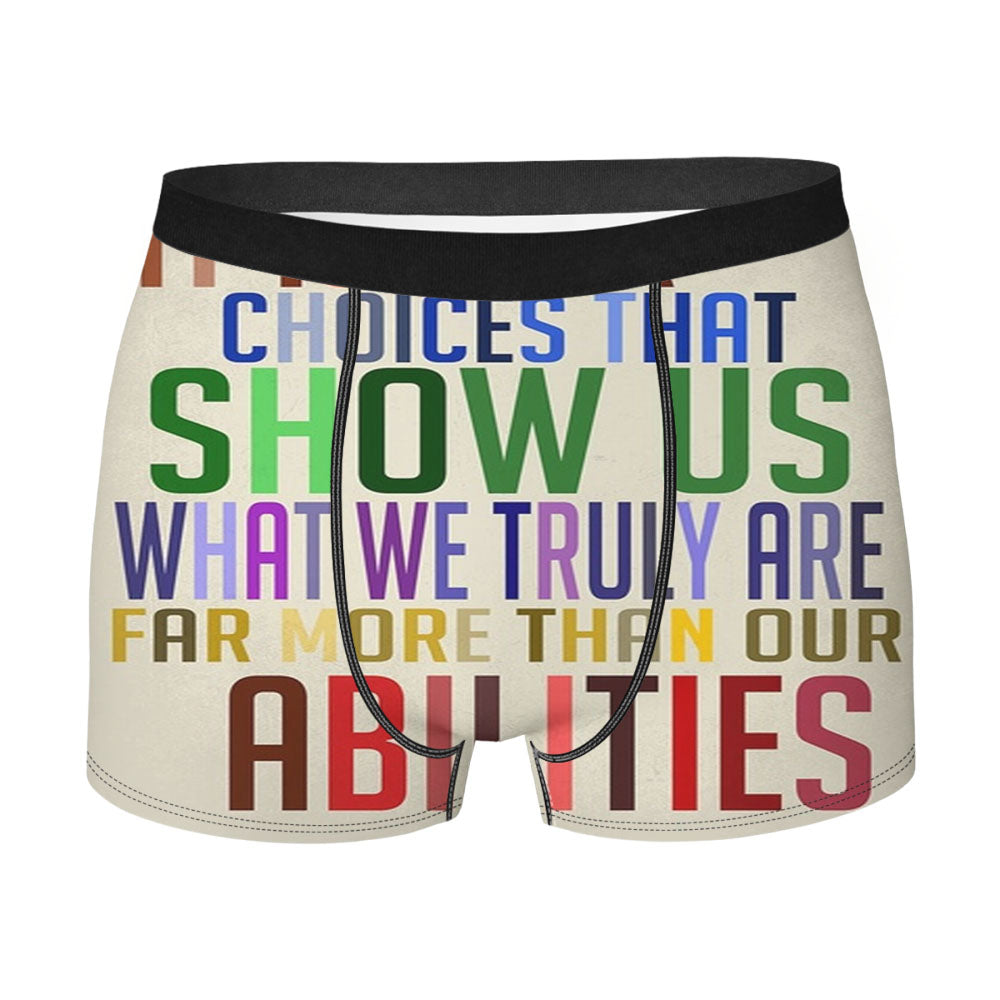 Harry Potter Quote Men'S Boxer Briefs