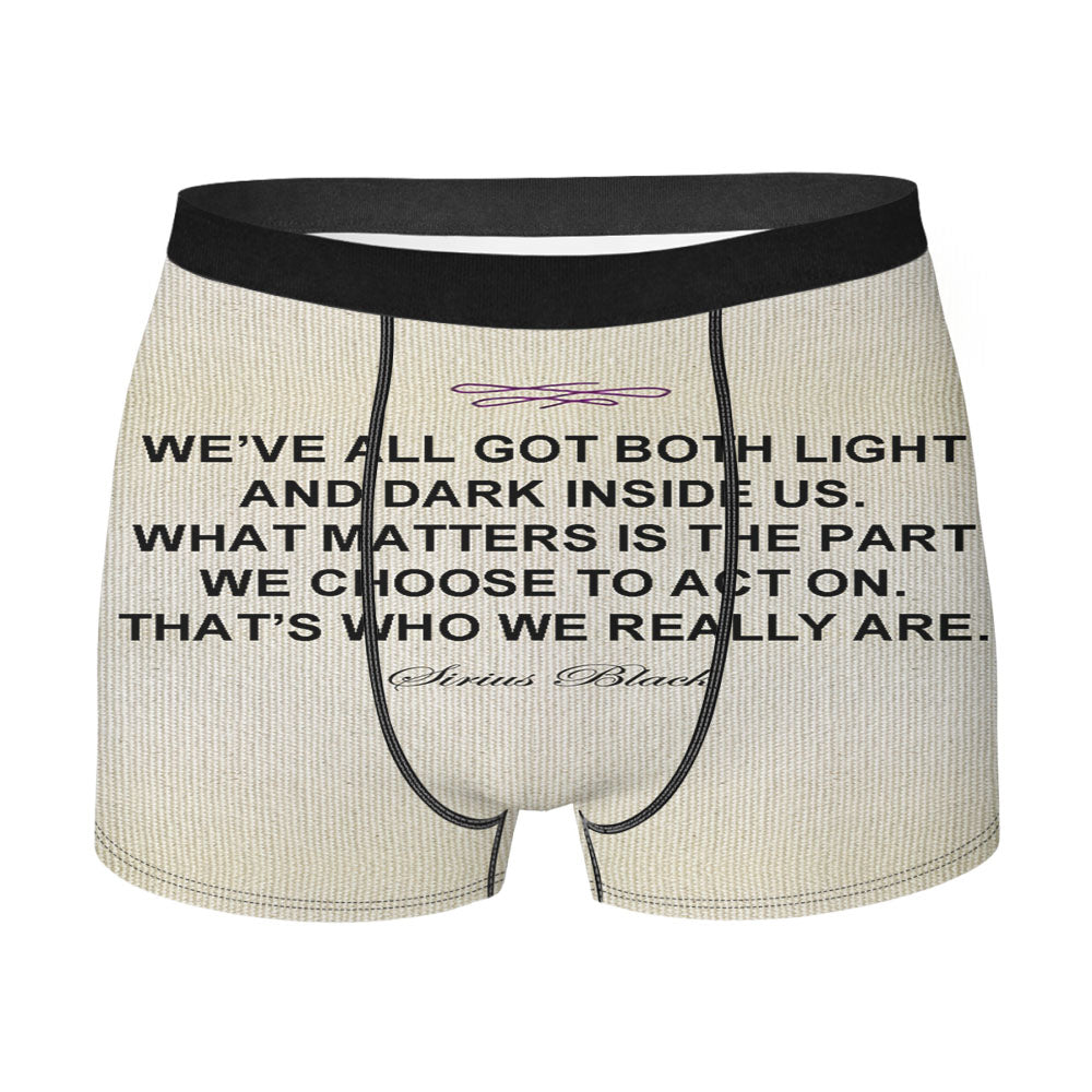Harry Potter Sirius Black Quote Men'S Boxer Briefs