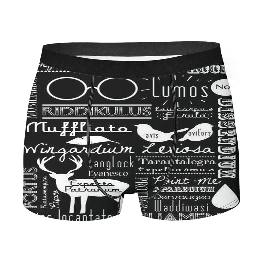 Harry Potter Spells Design Men'S Boxer Briefs
