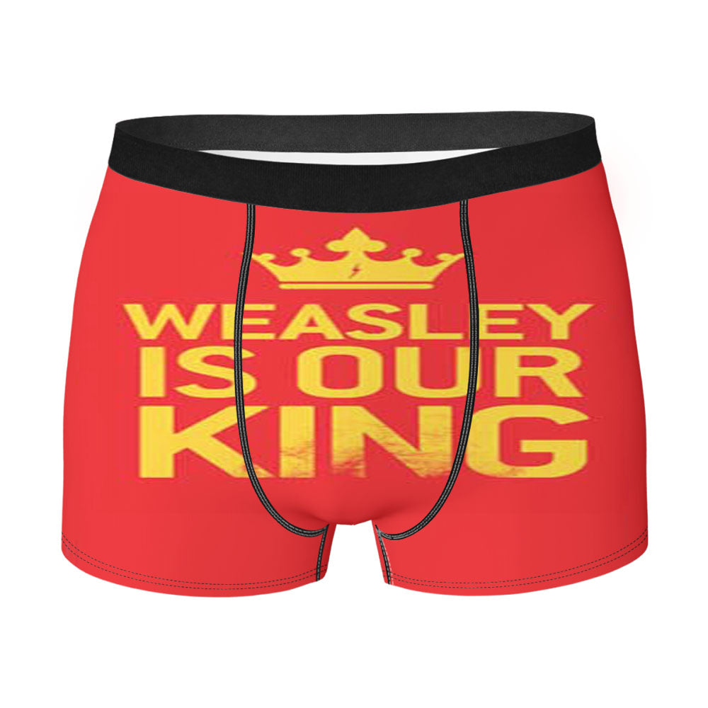 Harry Potter Weasley Is Our King Men'S Boxer Briefs