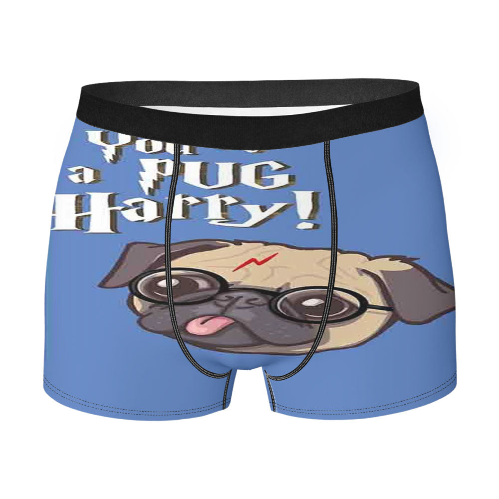 Harry Pug Men'S Boxer Briefs