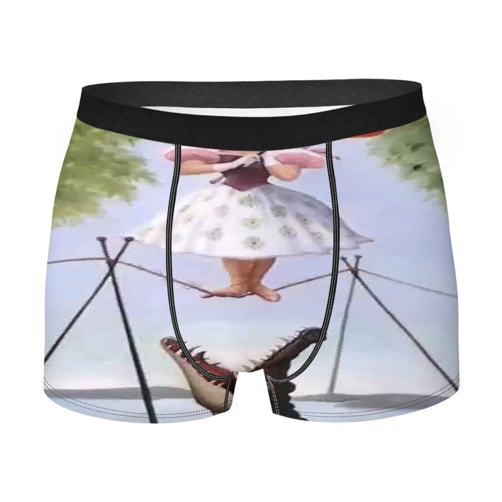 Haunted Mansion Stretching Painting Ballerina Men'S Boxer Briefs