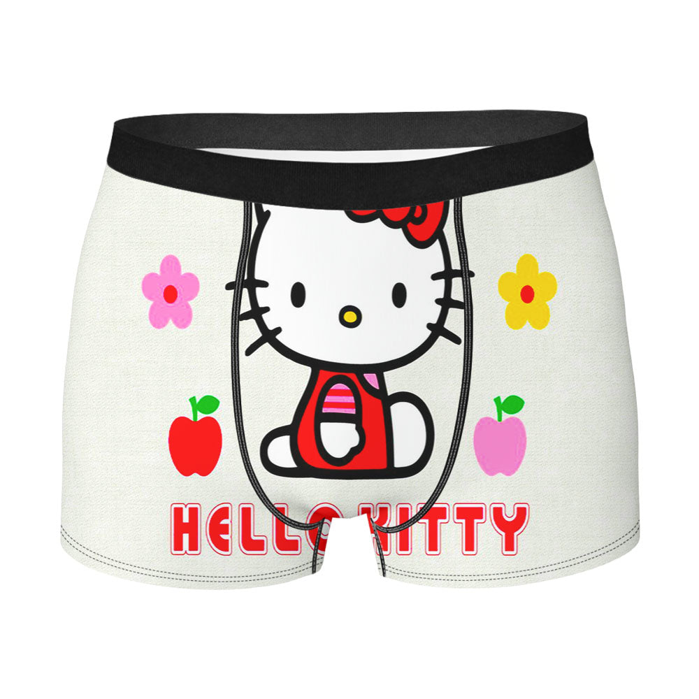 Hello Kitty Apple Flower Men'S Boxer Briefs