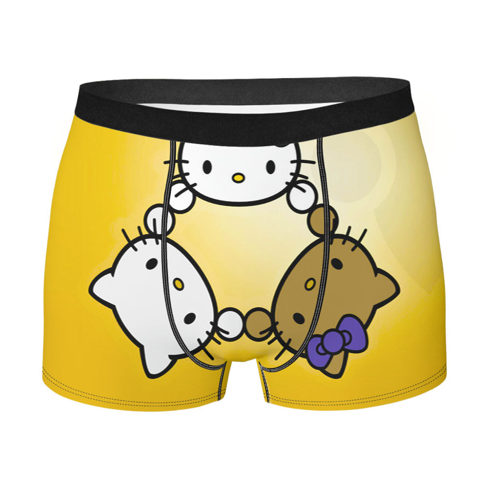 Hello Kitty Circle Men'S Boxer Briefs