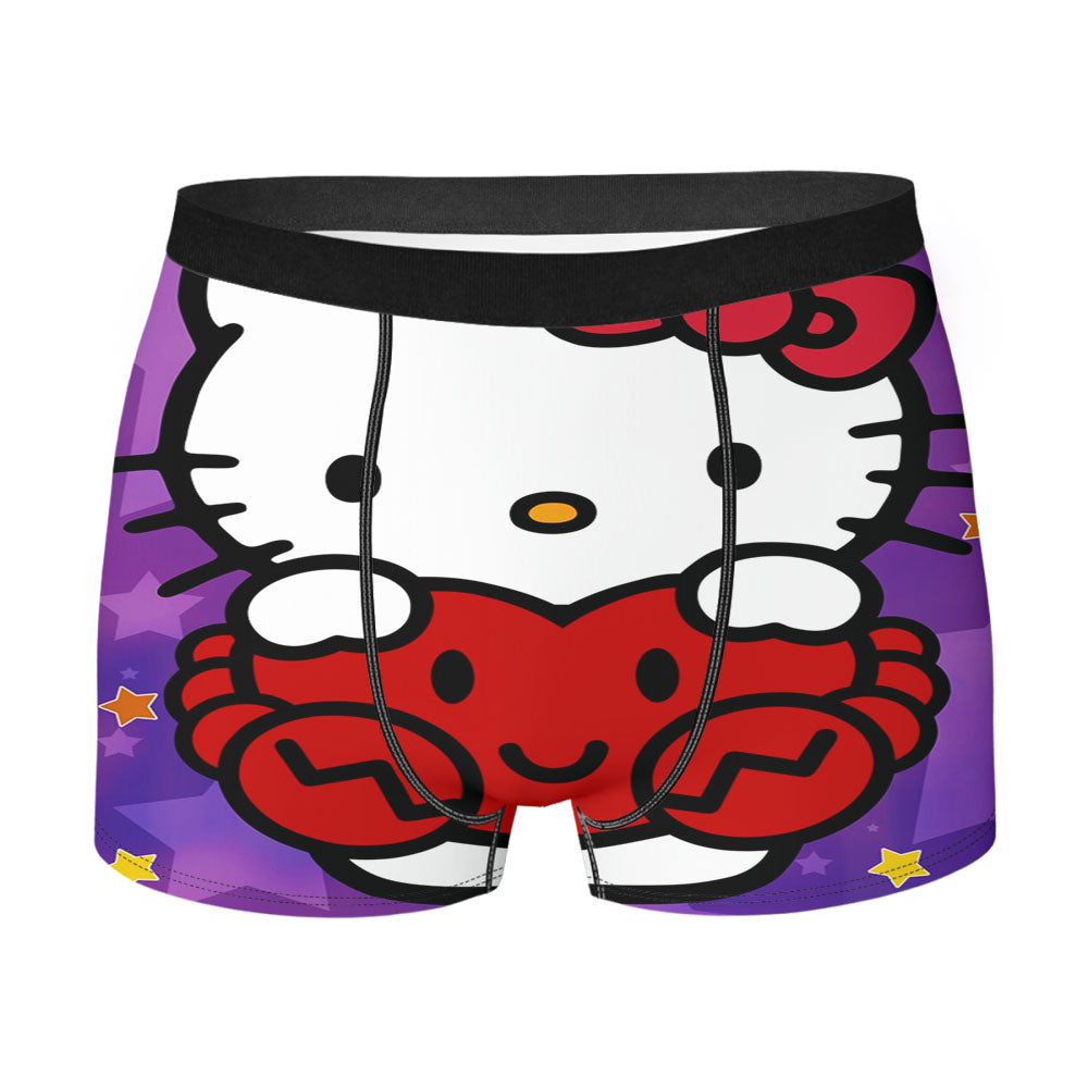 Hello Kitty Red Heart Men'S Boxer Briefs