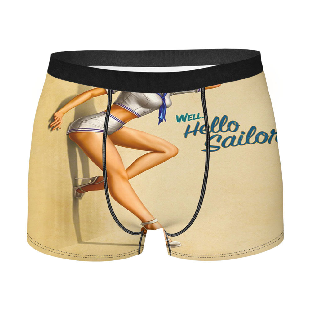 Hello Sailor Men'S Boxer Briefs