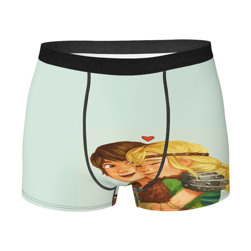 Hiccup And Astrid Love Men'S Boxer Briefs