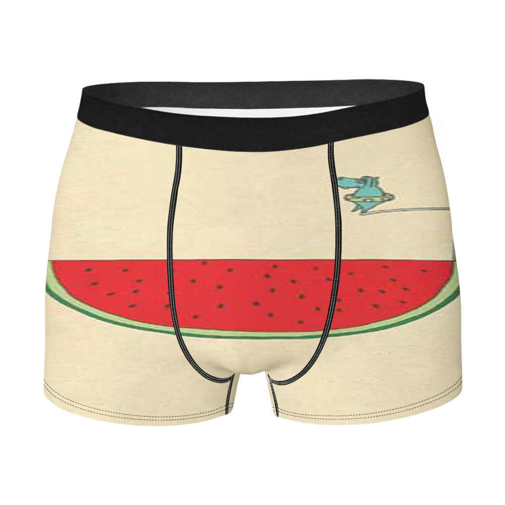 Hippo Watermelon Men'S Boxer Briefs