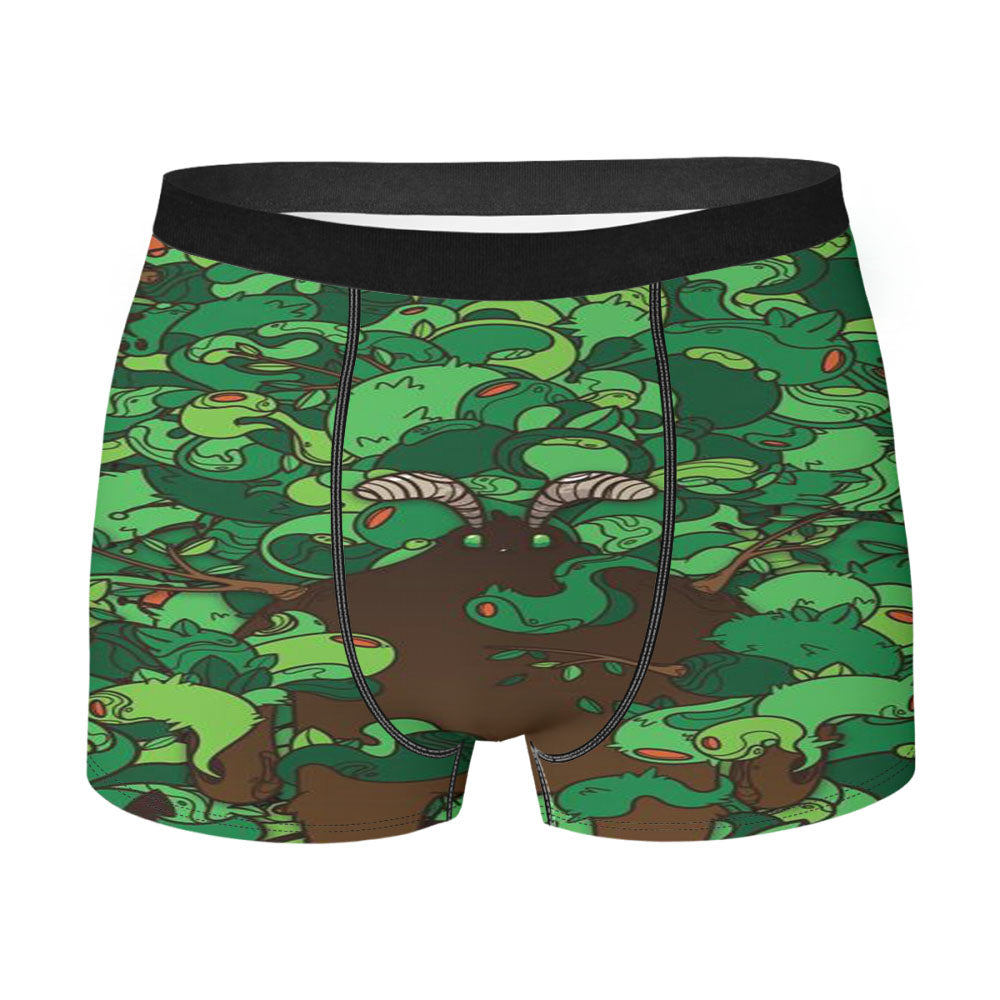 Hipster Artwork Demon Men'S Boxer Briefs