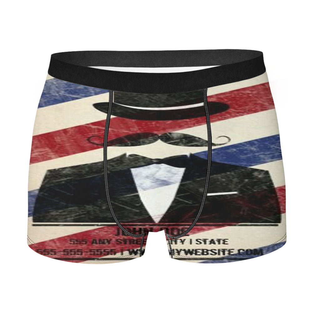 Hipter Babershop Men'S Boxer Briefs