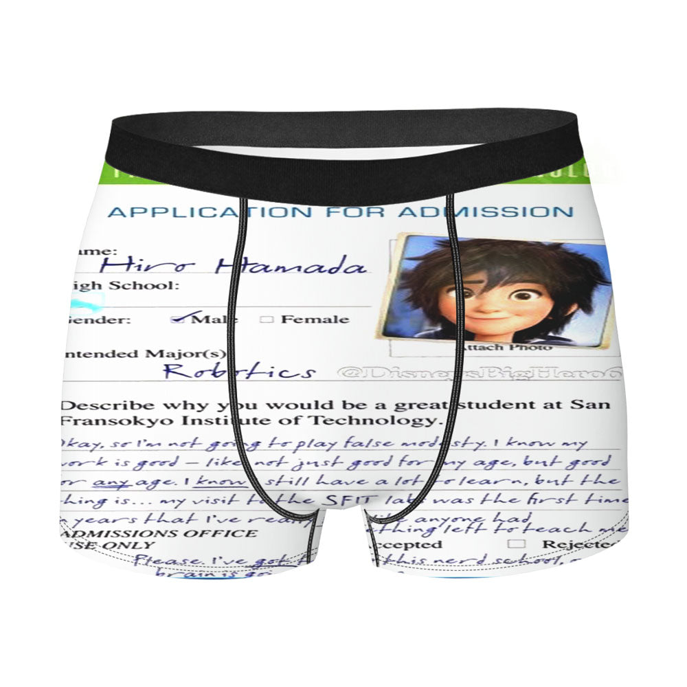 Hiro Hamada Big Hero Men'S Boxer Briefs