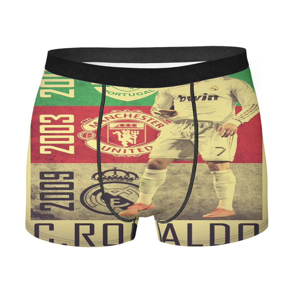 History Cristiano Ronaldo Men'S Boxer Briefs