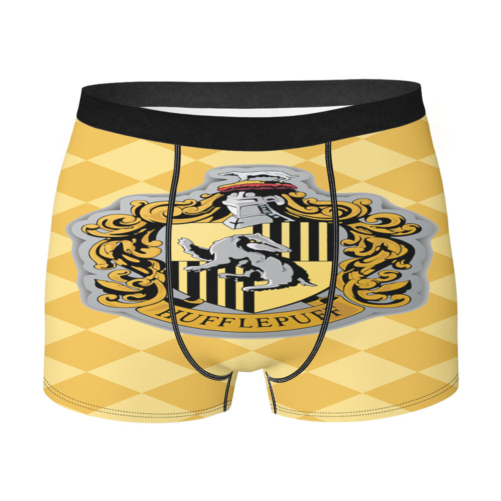 Hoghwart School Hufflepuff Men'S Boxer Briefs