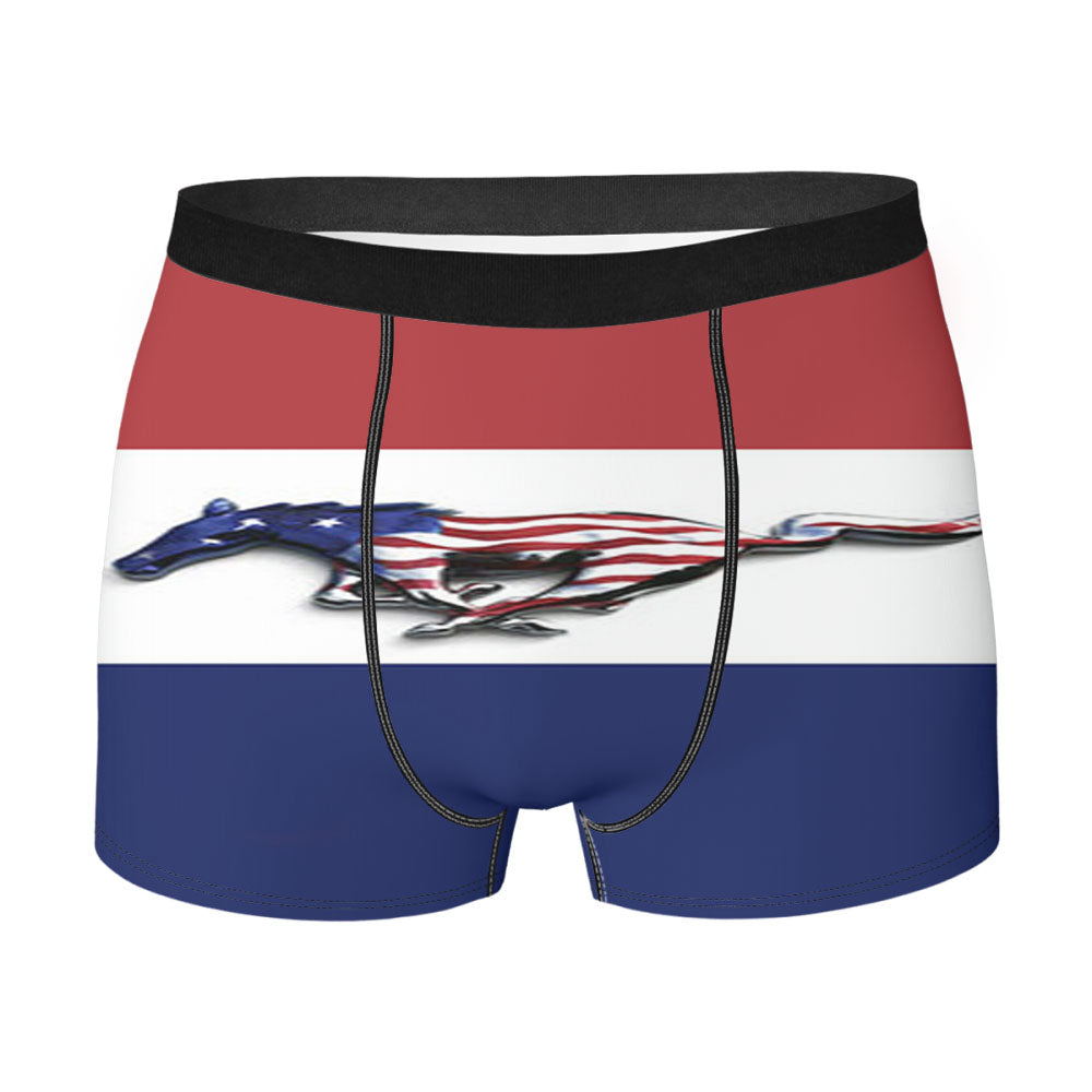 Horse Flag America Men'S Boxer Briefs