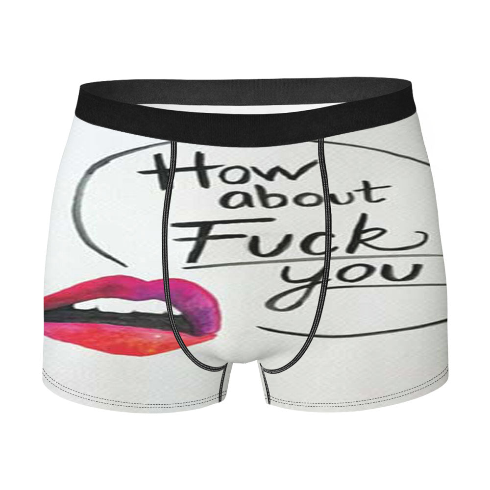 How About Fuck You Men'S Boxer Briefs