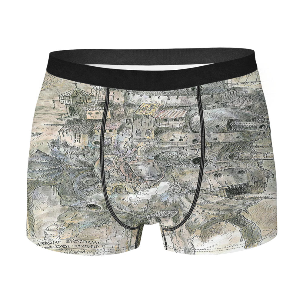 Howls Moving Castle Artwork Men'S Boxer Briefs