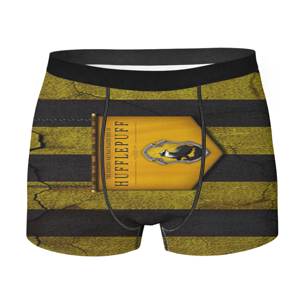 Hufflepuff Logo Harry Potter Men'S Boxer Briefs