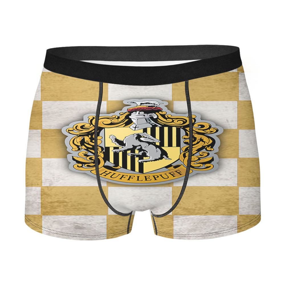 Hufflepuff School Crest Men'S Boxer Briefs