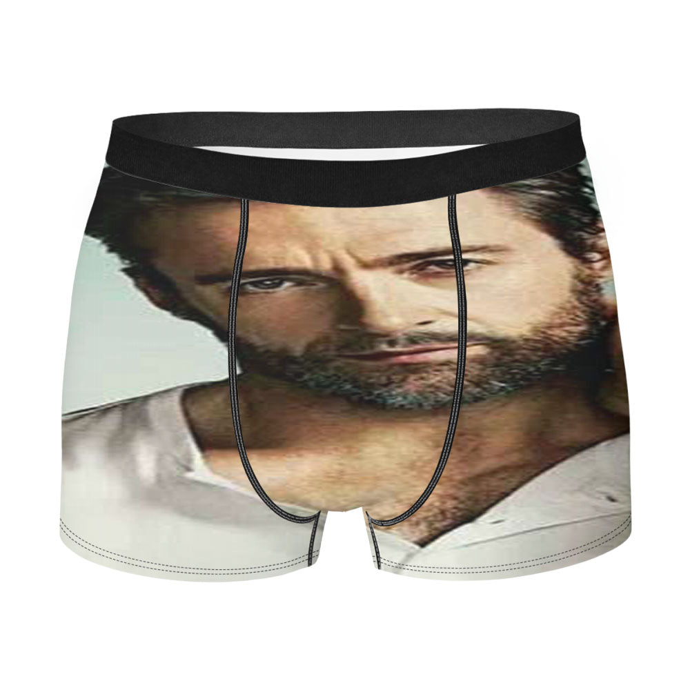 Hugh Jackman Scruffy Men'S Boxer Briefs