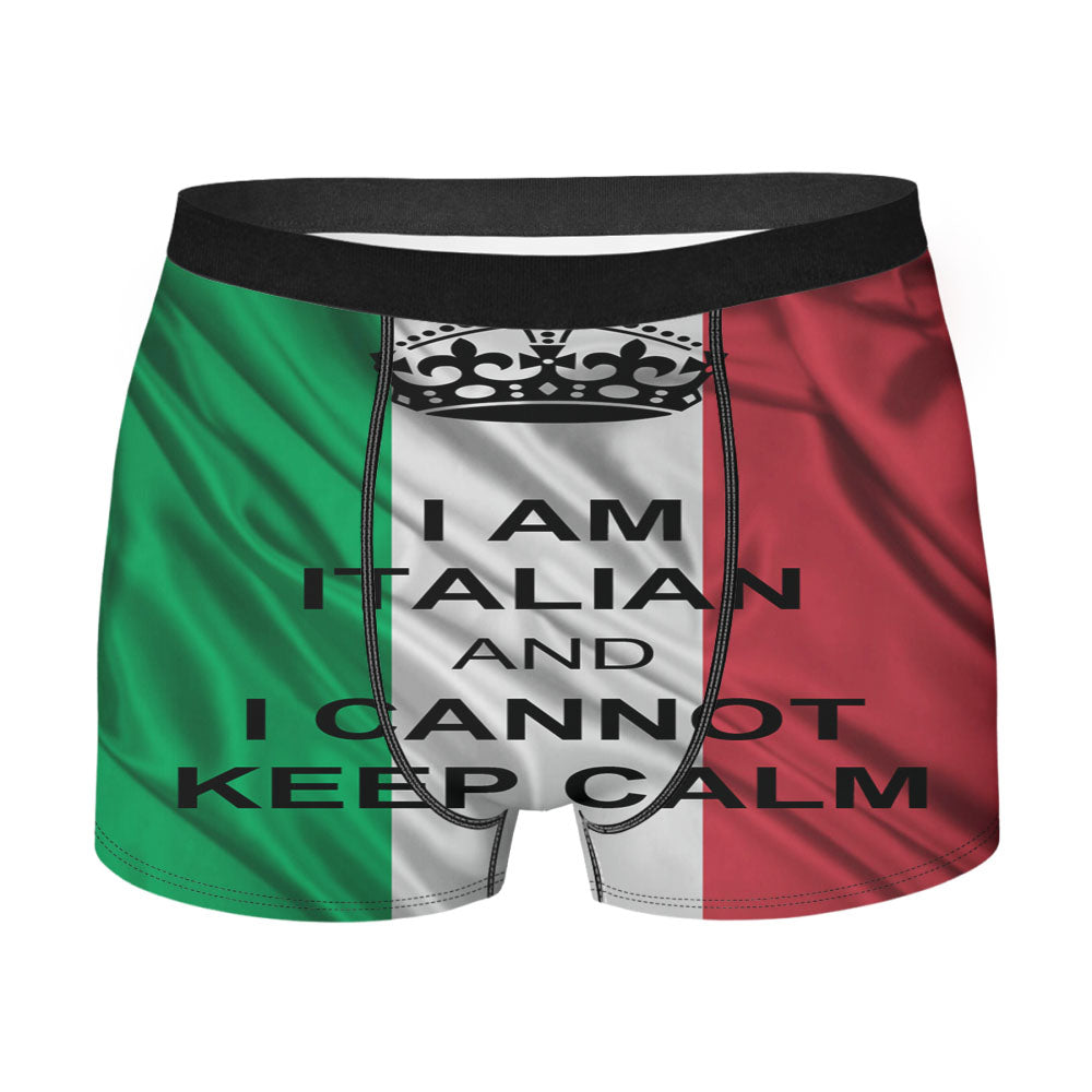 I Am Italian And I Can Not Keep Calm Men'S Boxer Briefs