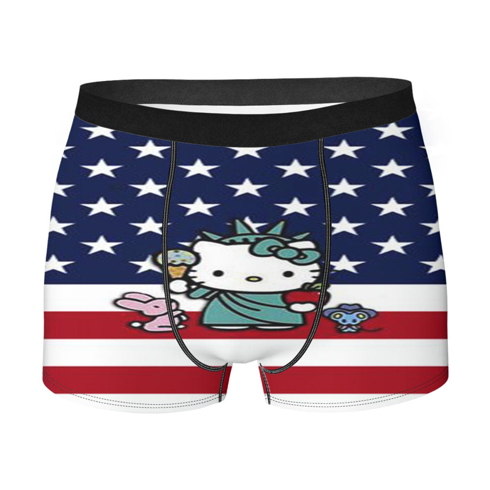 I Feel Like Part Of Me Will Always Like Hello Kitty Men'S Boxer Briefs