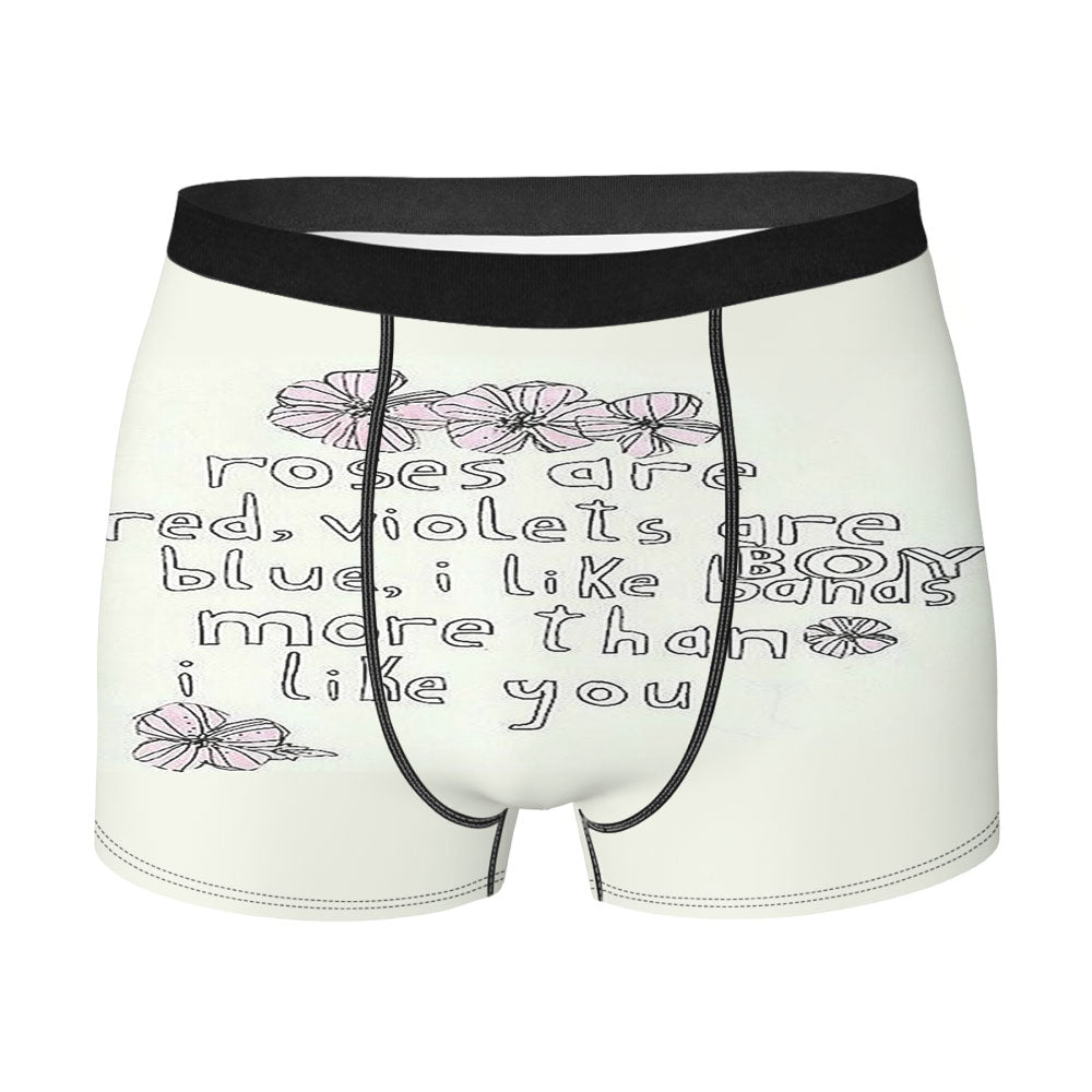 I Like Bands More Than I Like You Men'S Boxer Briefs