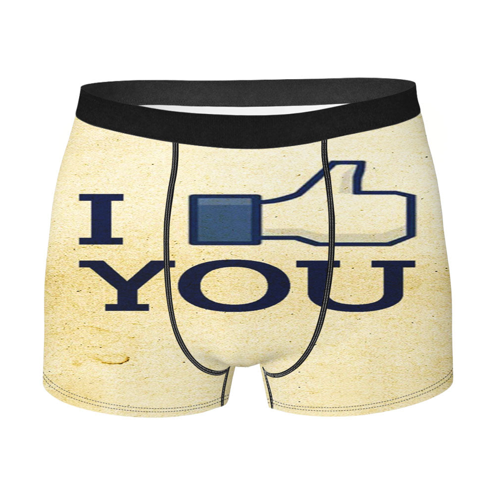 I Like You Facebook Men'S Boxer Briefs