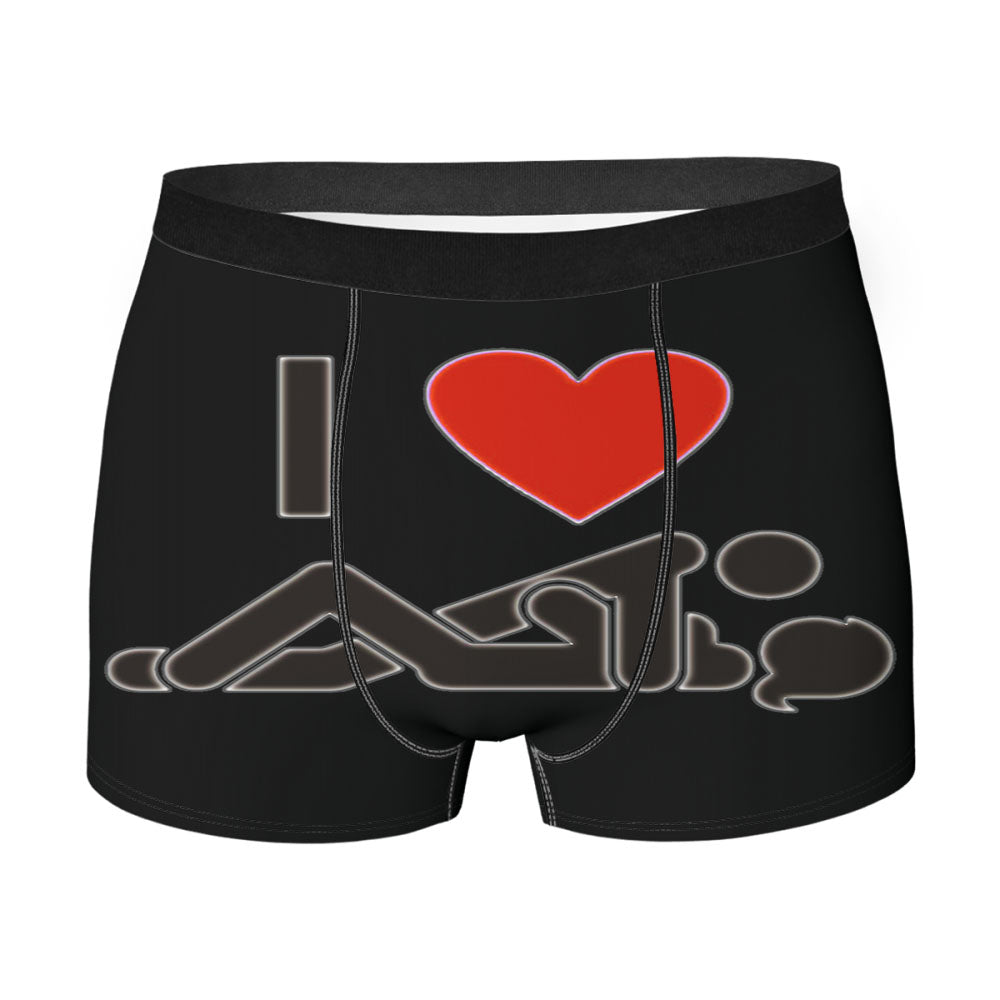 I Love Men'S Boxer Briefs