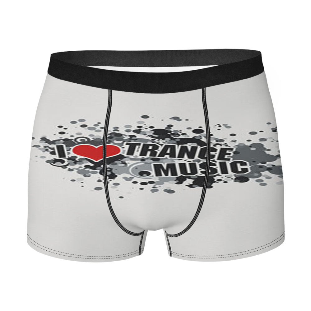 I Love Trance Music Men'S Boxer Briefs