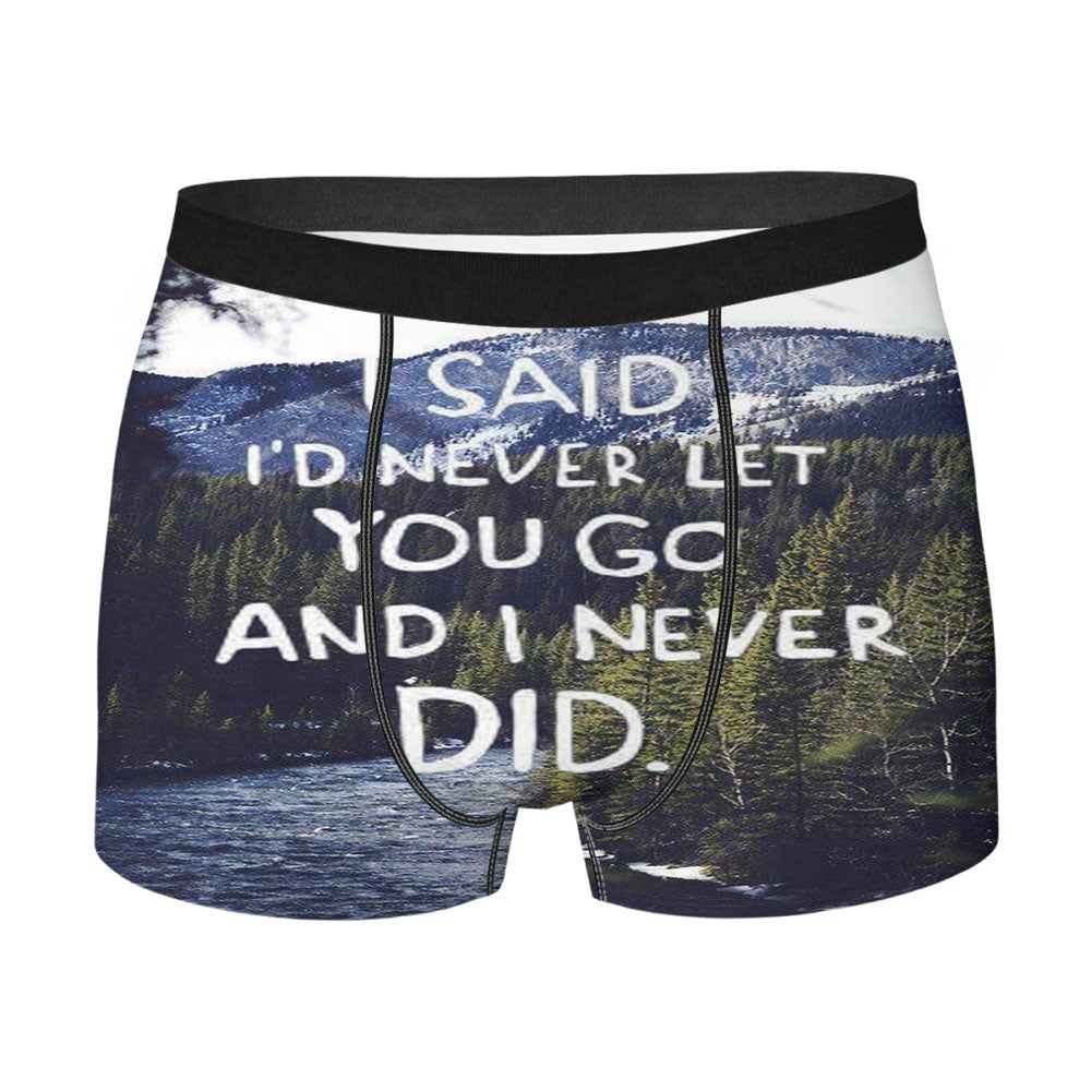 I Sad And I Never Did Men'S Boxer Briefs
