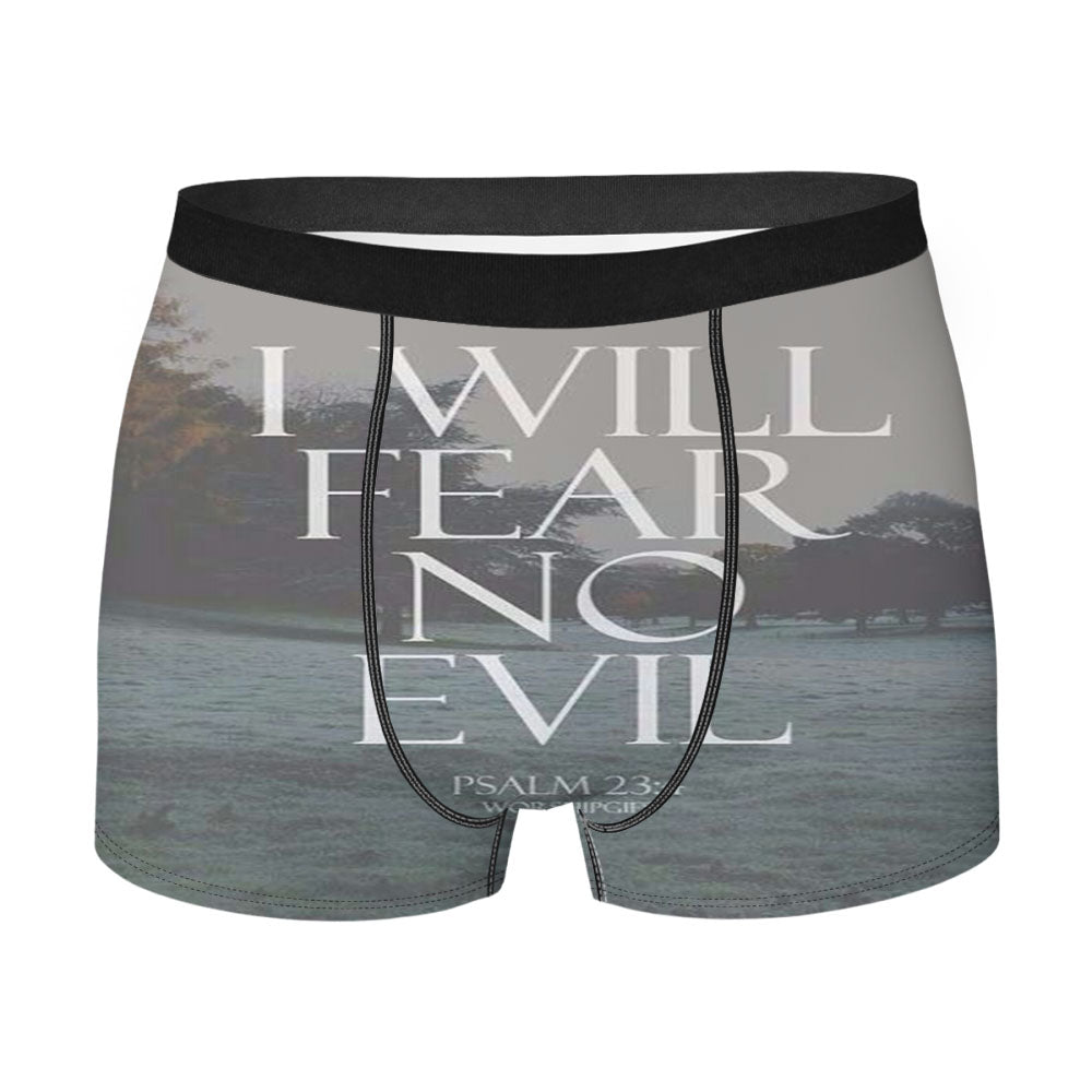 I Will Fear No Evil Men'S Boxer Briefs