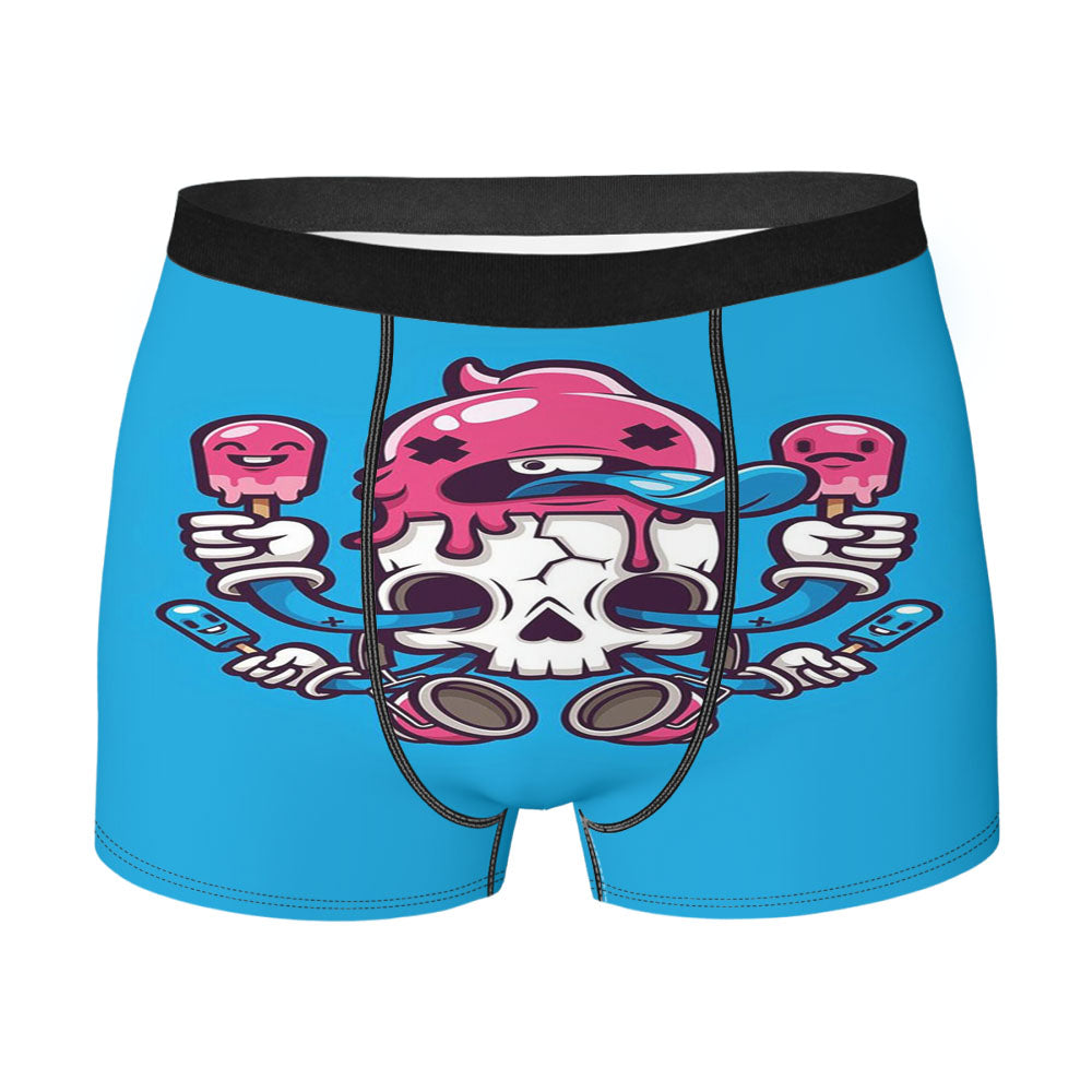Ice Cream Cartoon Men'S Boxer Briefs