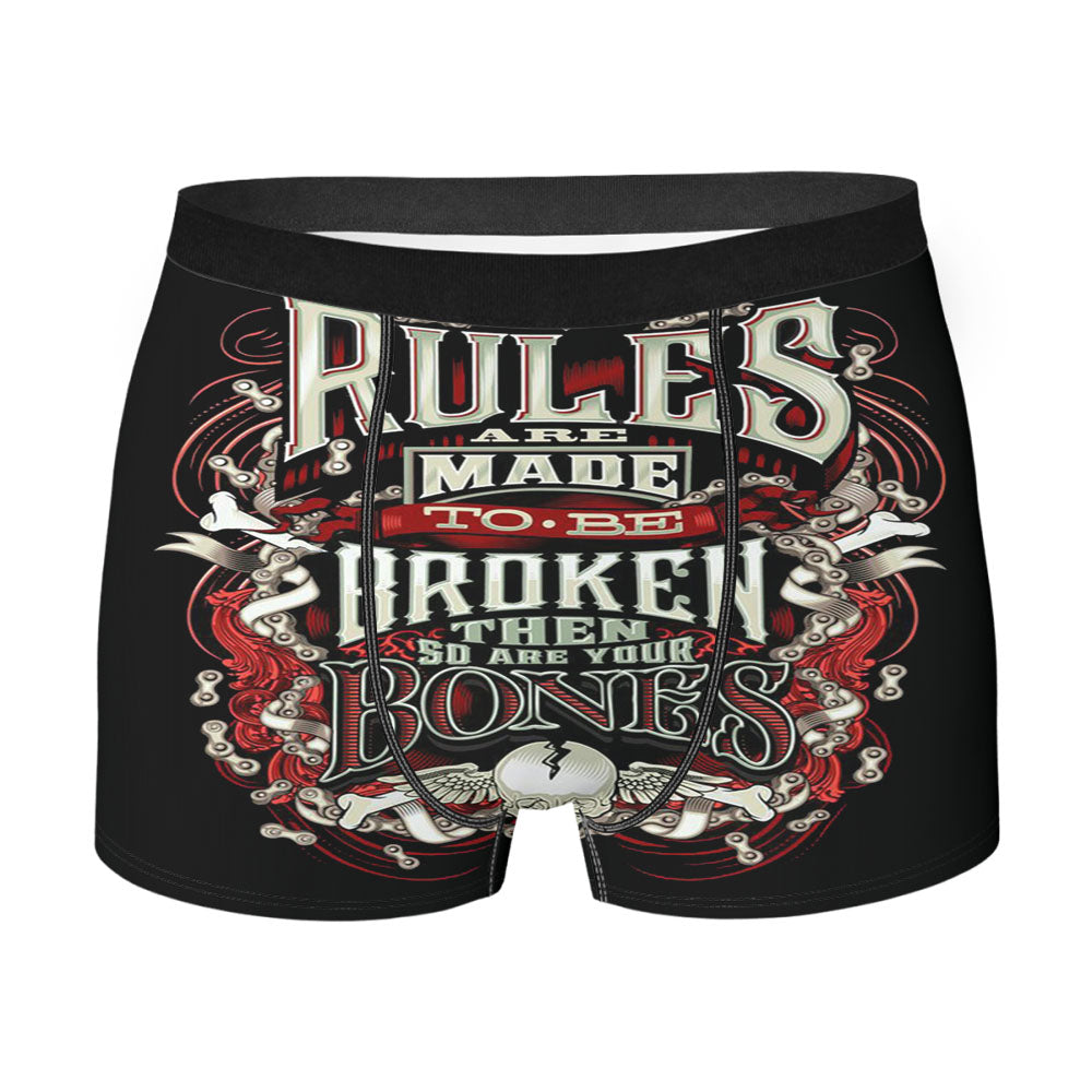 If Rules Are Made To Be Broken Men'S Boxer Briefs