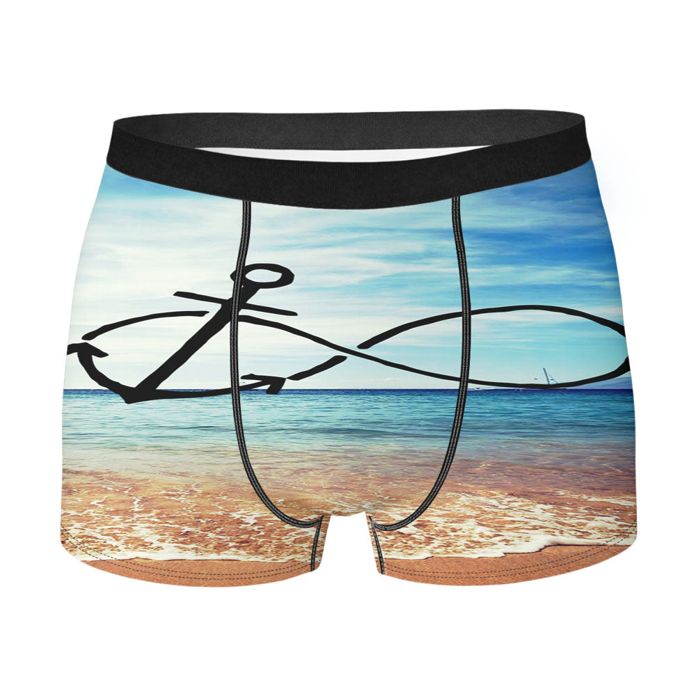 Infinity Anchor Men'S Boxer Briefs