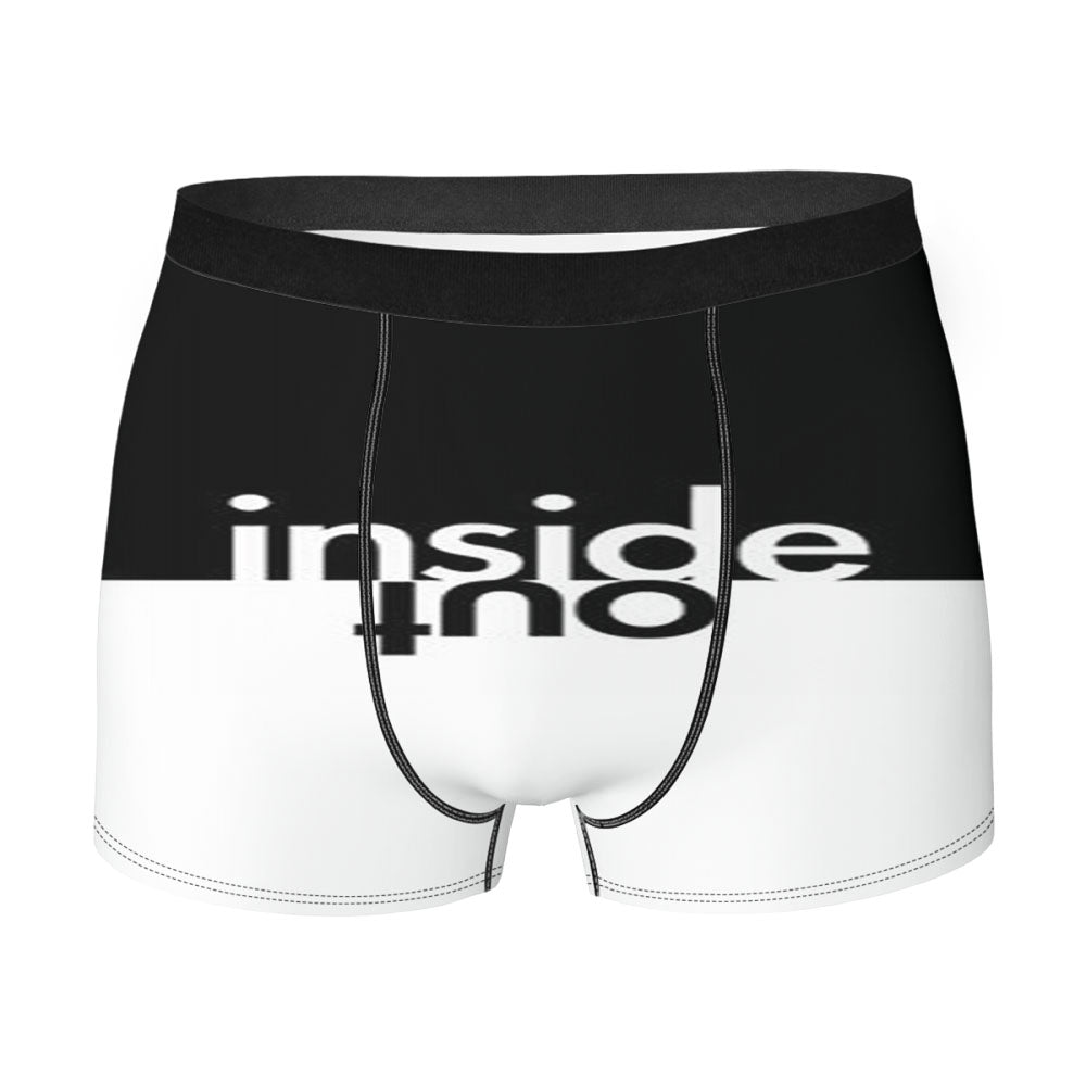 Inside Out Two Tone Men'S Boxer Briefs