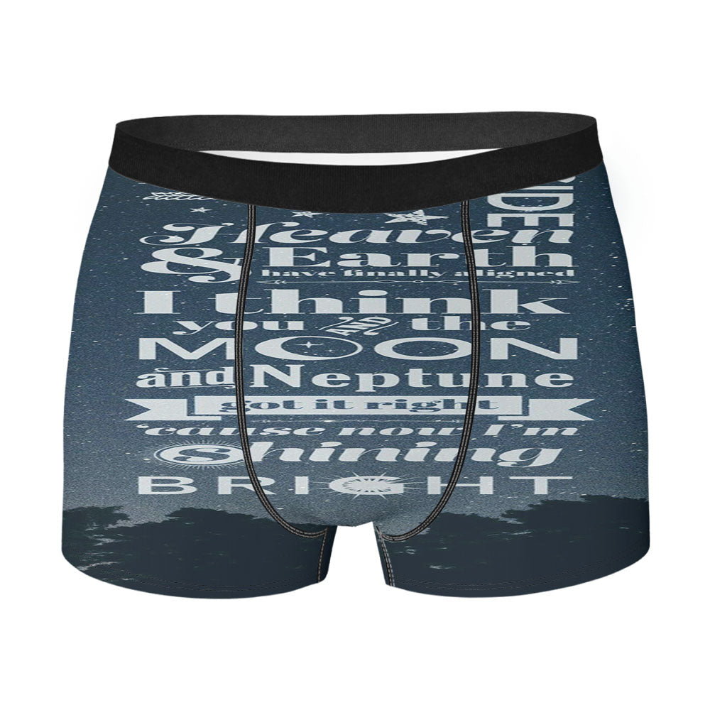 Inspiring Shining Bright Men'S Boxer Briefs