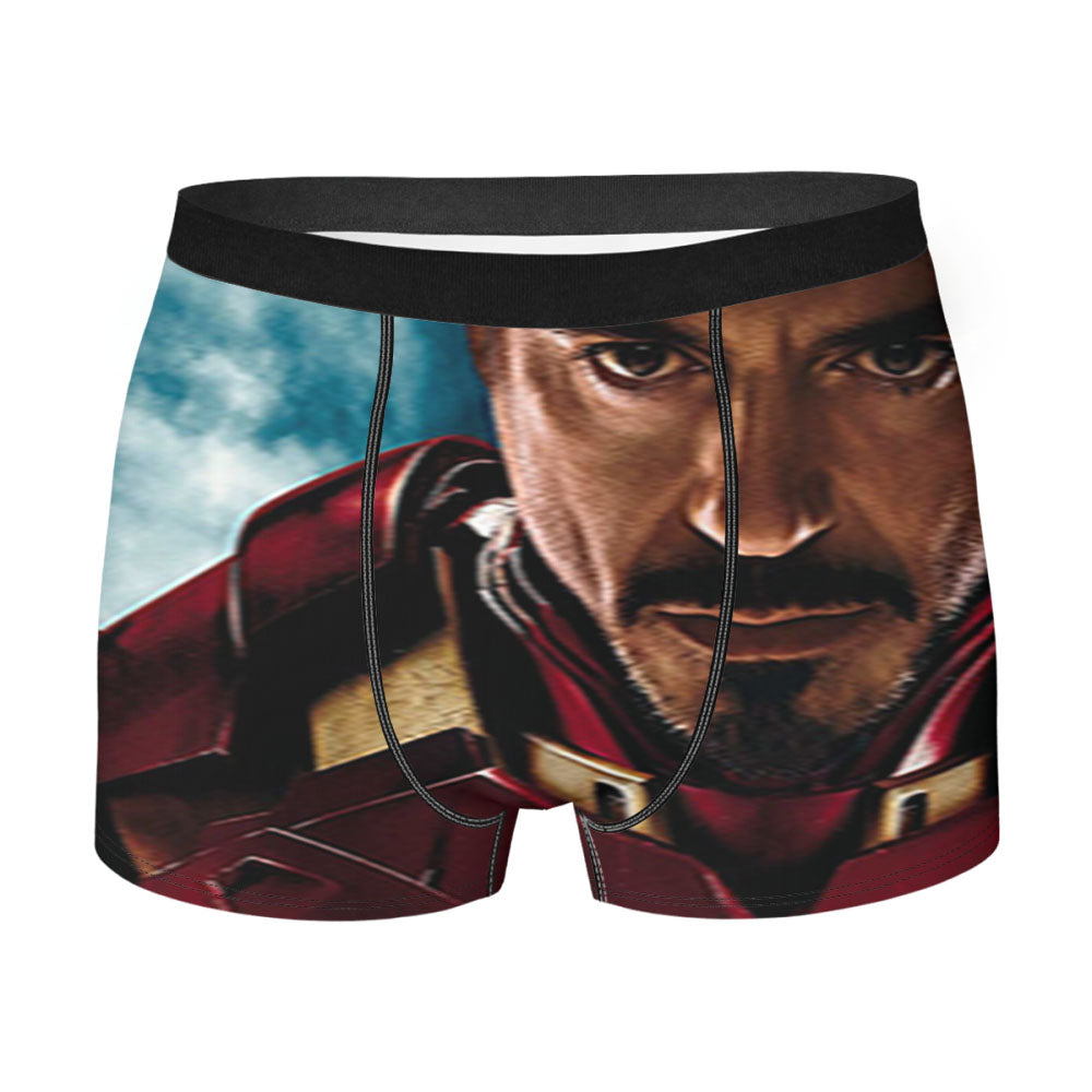 Iron Man 3 Tony Stark Men'S Boxer Briefs