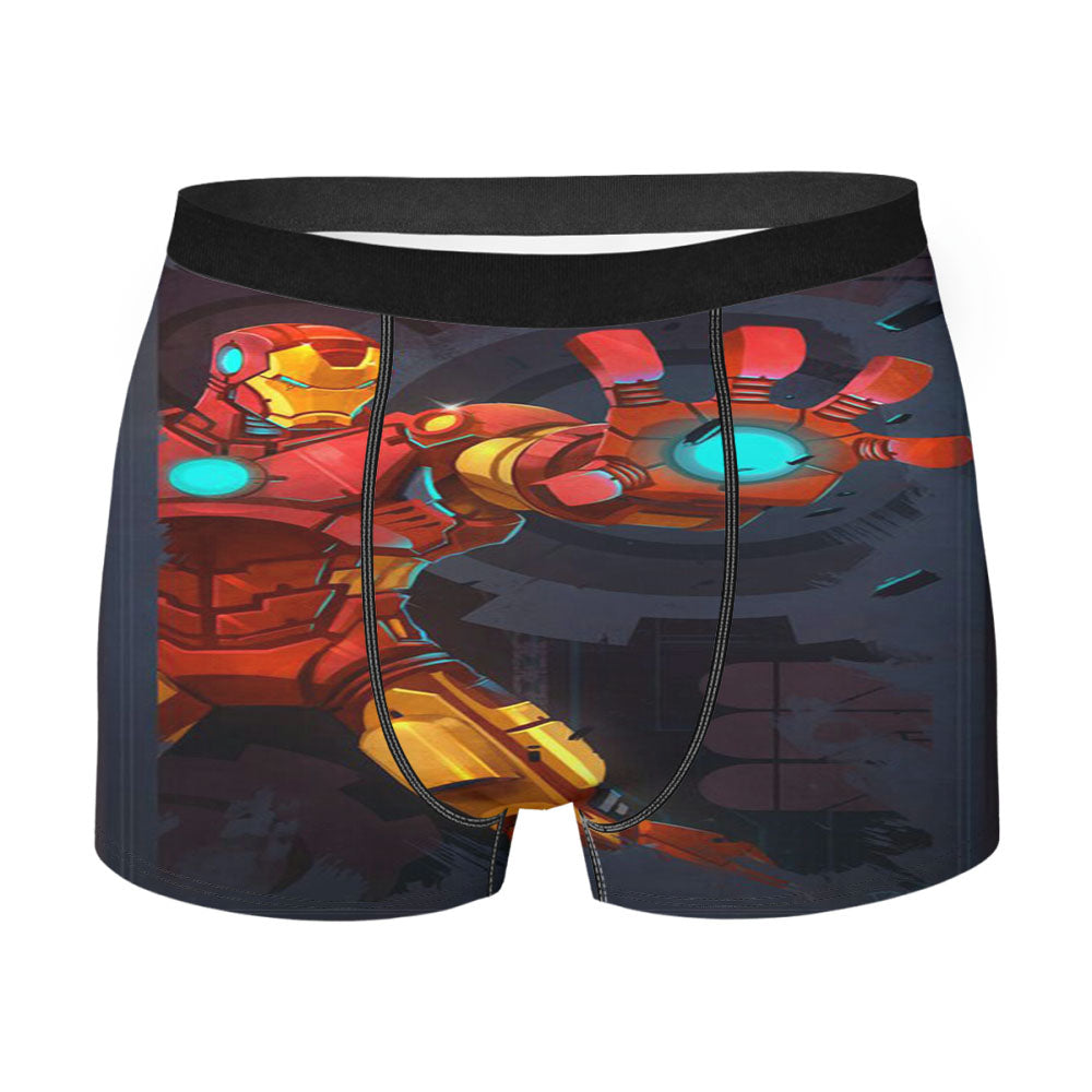 Iron Man Cartoon Bitch Men'S Boxer Briefs